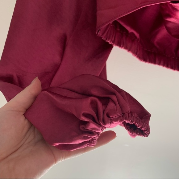 NWT Line and Dot Simone Long Sleeve Top in Cranberry M - Picture 8 of 12